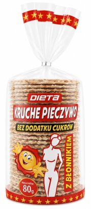 Kruche pieczywo z błonnikiem 80 g