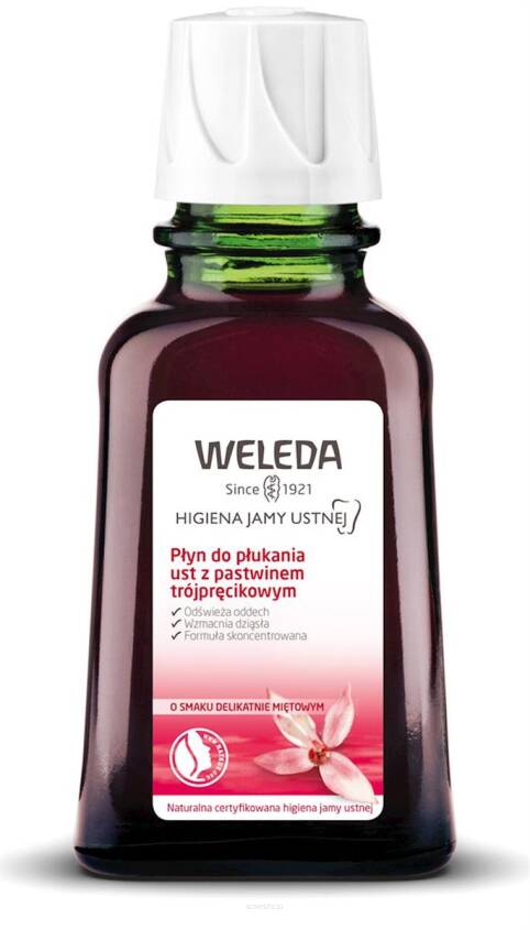 PŁYN DO PŁUKANIA UST Z PASTWINEM TRÓJPRĘCIKOWYM ECO 50 ml - WELEDA