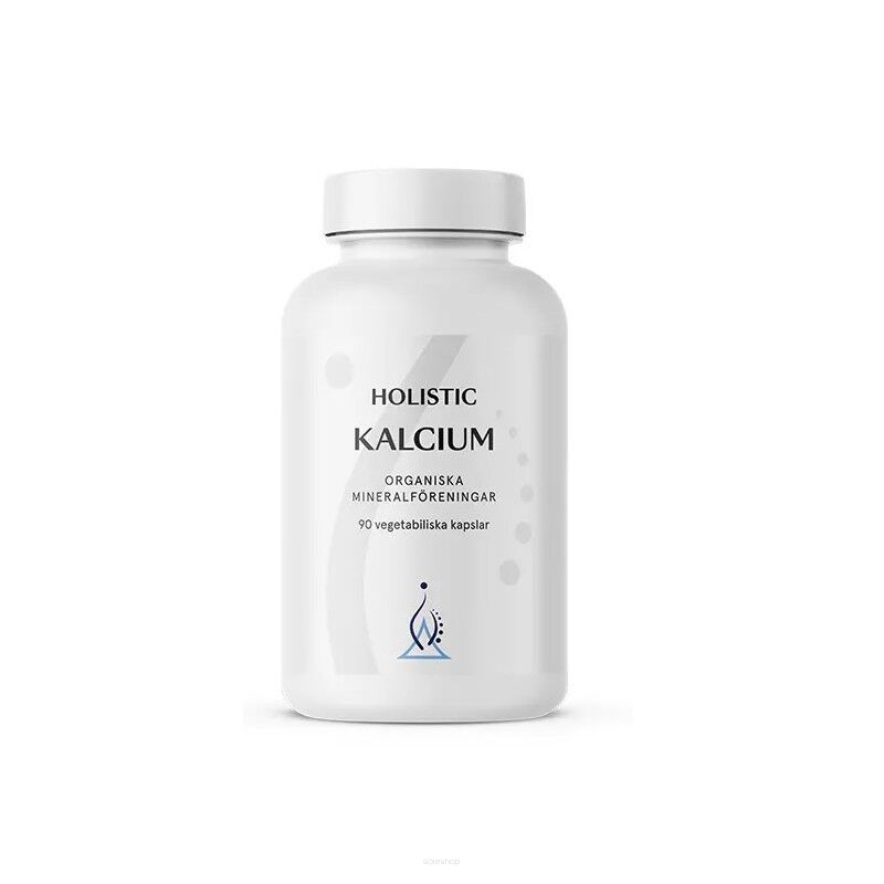 Kalcium, 128 mg organiczny wapń,100 kaps.- Holistic