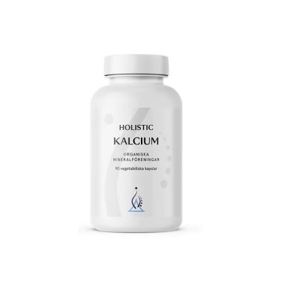 Kalcium, 128 mg organiczny wapń,100 kaps.- Holistic