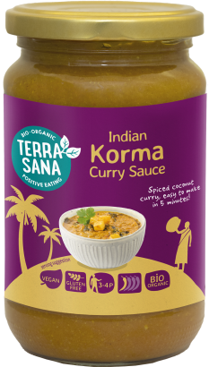 SOS CURRY INDIAN KORMA BEZGLUTENOWY BIO 350 g - TERRASANA