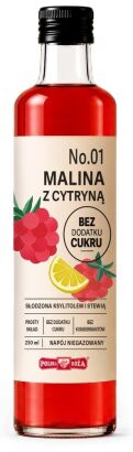 Napój No.01 Malina z cytryną bez dodatku cukru 250 ml