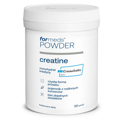 POWDER creatine kreatyna monohydrat kreatyny 121,8g 30 porcji proszek - Formeds