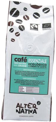 KAWA ZIARNISTA ARABICA/ROBUSTA ESSENZIALE FAIR TRADE BIO 500 g - ALTERNATIVA