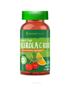 XeniVIT bio Acerola Witamina C 1000 do ssania - Xenico Pharma