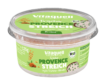 WEGAŃSKA ALTERNATYWA SERKA Z ZIOŁAMI BIO 125 g - VITAQUELL