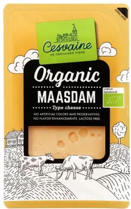 Ser maasdam w plastrach BIO 125 g