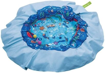 Baseno-kocyk na plażę, dwustronny od 36m-ca (180x180cm)