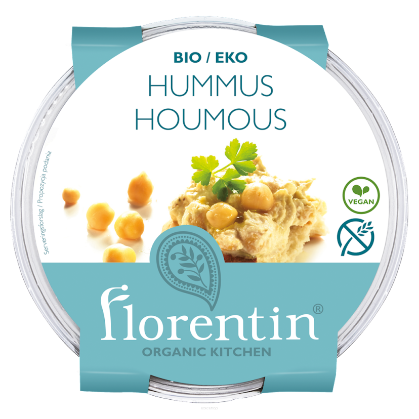 HUMMUS BEZGLUTENOWY BIO 170 g - FLORENTIN