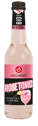 DRINK MUSUJĄCY BEZALKOHOLOWY ROSE TONIC BIO 330 ml - HOLLINGER