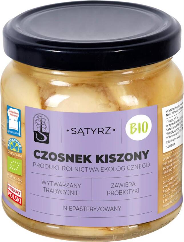 CZOSNEK KISZONY BIO 200 g (120 g) - SĄTYRZ