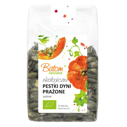PESTKI DYNI PRAŻONE SOLONE BIO 125 g - BATOM