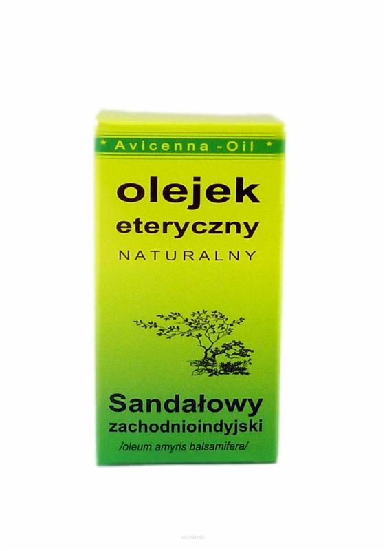 Olejek eteryczny naturalny Sandałowy Zachodnioindyjski 7ml - Avicenna