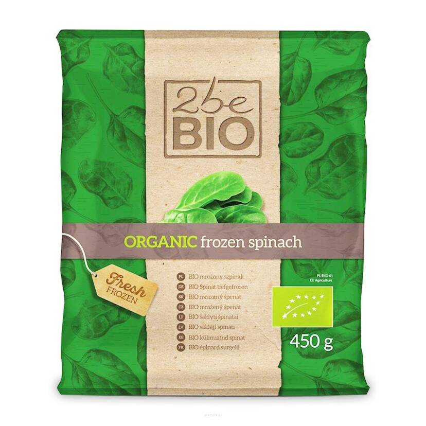 SZPINAK MROŻONY BIO 450 g - 2beBIO