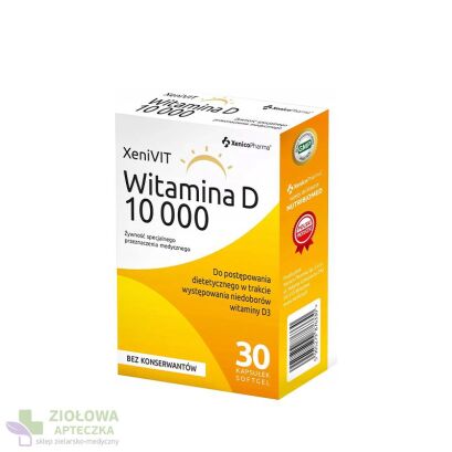 XeniVIT Witamina D3 MAX 10000j.m. 30kaps. - Xenico Pharma