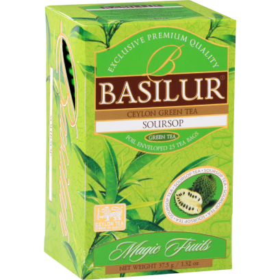 Herbata Zielona Soursop 25x1,5 g - Basilur