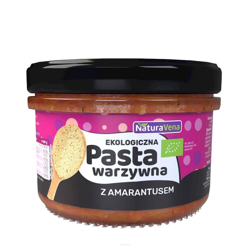 PASTA WARZYWNA Z AMARANTUSEM BIO 185 g - NATURAVENA