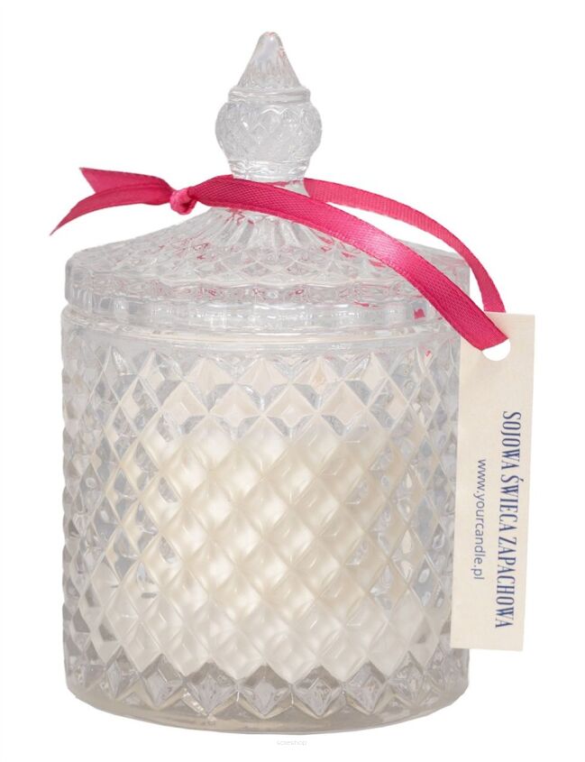 ŚWIECA SOJOWA ZAPACHOWA W KRYSZTALE PIĘKNA TUBEROZA 250 ml - YOUR CANDLE