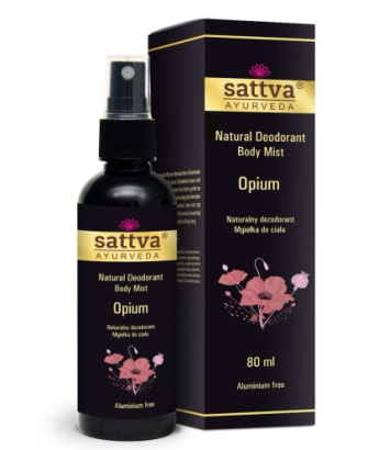 DEZODORANT - MGIEŁKA DO CIAŁA OPIUM 80 ml - SATTVA (AYURVEDA)