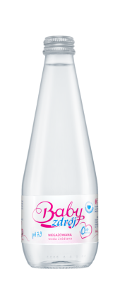 WODA ŹRÓDLANA NIEGAZOWANA 330 ml (SZKŁO) - AQUA EAST (BABY ZDRÓJ)