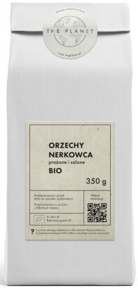 ORZECHY NERKOWCA PRAŻONE I SOLONE BIO 350 g - THE PLANET