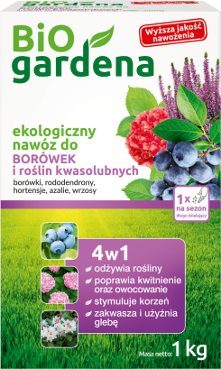 NAWÓZ DO BORÓWEK I ROŚLIN KWASOLUBNYCH ECO 1 kg - BIO GARDENA