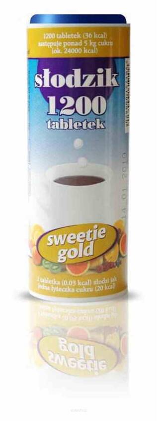 Słodzik 1200 tabletek Sweetie Gold