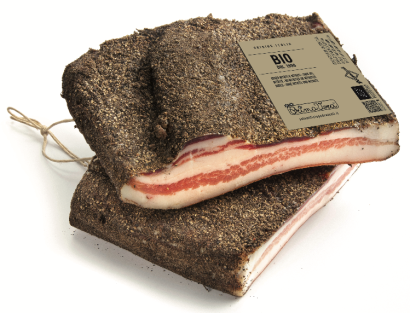 BOCZEK DOJRZEWAJĄCY (PANCETTA) BIO (około 1,5 kg) - PRIMAVERA (NA ZAMÓWIENIE)