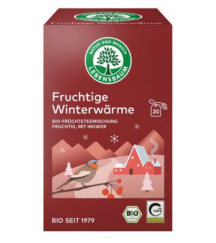 HERBATKA OWOCOWE ZIMOWE CIEPŁO BIO (20 x 2 g) 40 g - LEBENSBAUM (PRODUKT SEZONOWY)