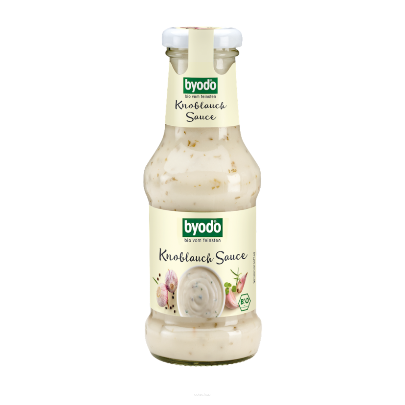 SOS CZOSNKOWY BEZGLUTENOWY BIO 250 ml - BYODO
