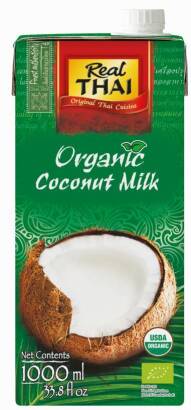 Mleczko kokosowe 85% BIO 1000 ml - Real Thai