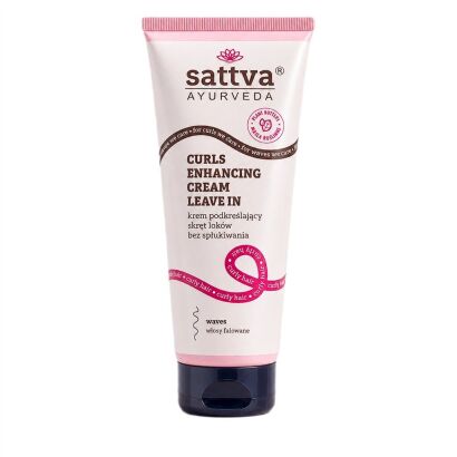KREM PODKREŚLAJĄCY SKRĘT LOKÓW BEZ SPŁUKIWANIA 200 ml - SATTVA (AYURVEDA)