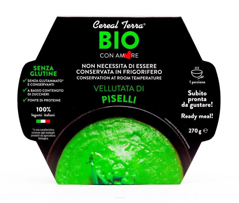 KREM Z GROCHU ZIELONEGO BIO 270 g - CEREAL TERRA