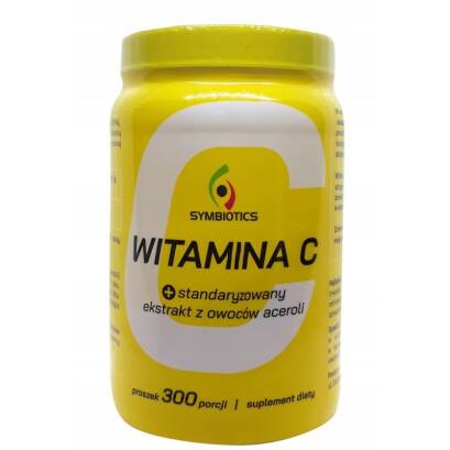 Witamina C + Standaryzowany Esktrakt z Owoców Aceroli 300 g Symbiotics
EkaMedica