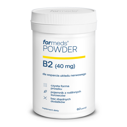 Witamina B2 Powder 60 porcj 39,6g proszek - formeds