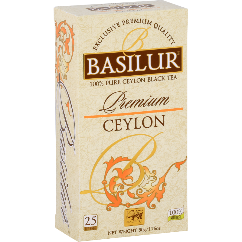 Herbata czarna PREMIUM CEYLON w saszet. 25x2g - Basilur