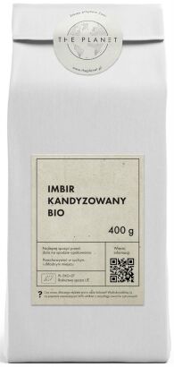 IMBIR KANDYZOWANY BIO 400 g - THE PLANET