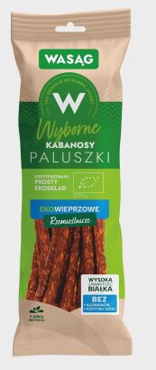 KABANOSY RZEMIEŚLNICZE BIO 90 g - WASĄG (NA ZAMÓWIENIE)