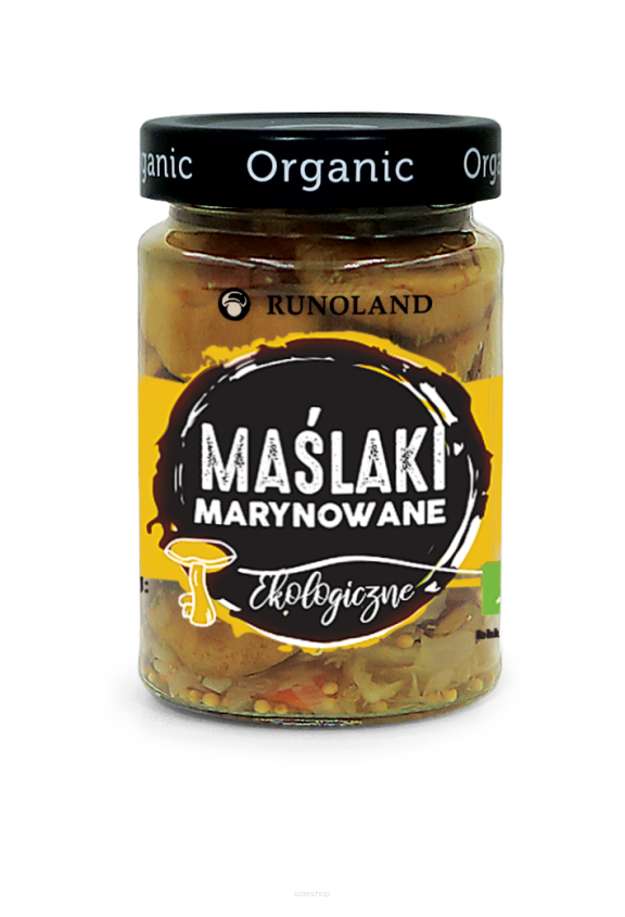 MAŚLAKI MARYNOWANE BIO 300 g - RUNOLAND