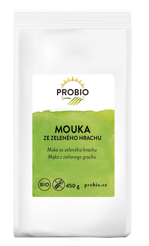 MĄKA Z ZIELONEGO GROSZKU BEZGLUTENOWA BIO 450 g - PROBIO