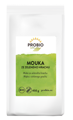 MĄKA Z ZIELONEGO GROSZKU BEZGLUTENOWA BIO 450 g - PROBIO