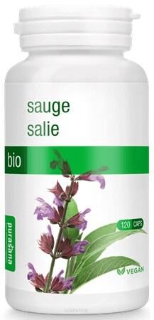 SZAŁWIA W KAPSUŁKACH BIO 38,4 g (120 szt.) - PURASANA