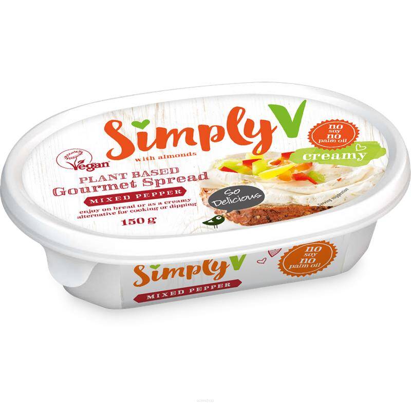 Ser wegański kremowy paprykowy 150g Simply V