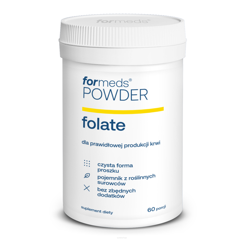 POWDER folate kwas foliowy
 38,7g proszek - Formeds
