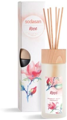 Odświeżacz powietrza różany z patyczkami BIO 200 ml