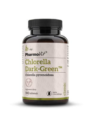 Chlorella DARK-GREEN™ 500 tabl vege | Classic Pharmovit