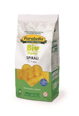 MAKARON (KUKURYDZIANO - RYŻOWY) ŚWIDERKI BEZGLUTENOWY BIO 340 g - FARABELLA