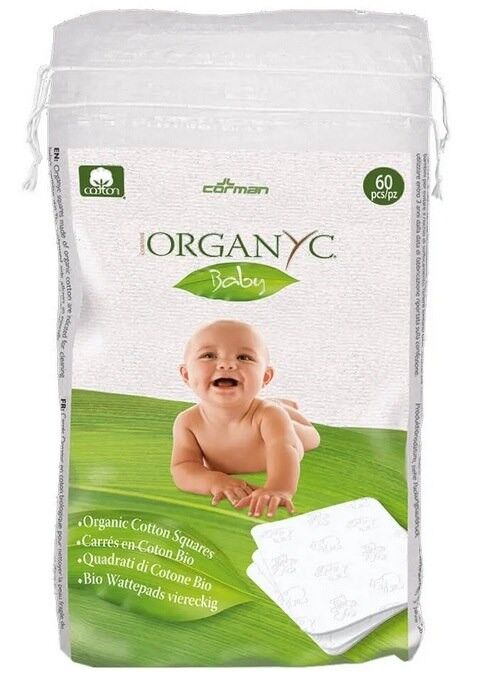Płatki kosmetyczne dla niemowląt 60szt BIO