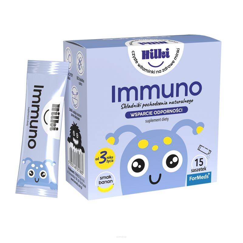 Hilki Immuno wsparcie odporości dla dzieci 15 saszetek - ForMeds