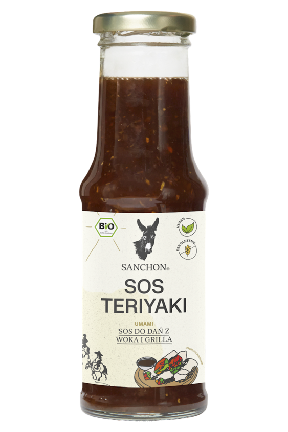 SOS SOJOWY SŁODKI TERIYAKI BEZGLUTENOWY BIO 210 ml - SANCHON